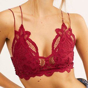 Free People FP One Adella Bralette Size Large Red